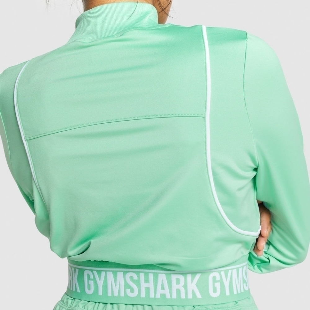 Gymshark Recess Track Top / Full zip crop jacket - Picture 2 of 13